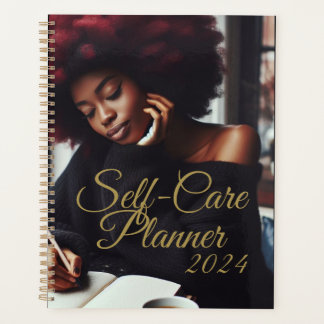Agenda 2024 Auto-Care Planner: Plan y café