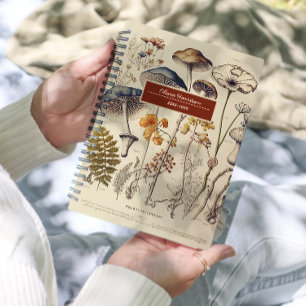 Agenda 2024 Vintage Naturalist Cottagecore Mushrooms