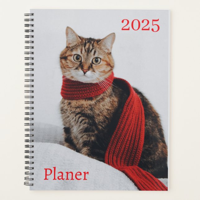 Agenda  2025 Planer Katze Design (Anverso)