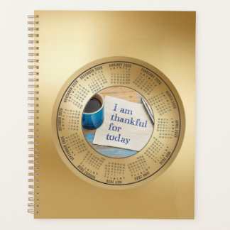 Agenda 2026 Calendar Planner I Am Thankful For Today