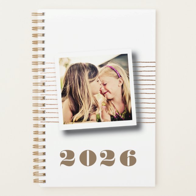 Agenda 2026 Custom Personalized Photo Diary Planner (Anverso)