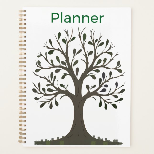 Agenda 🌳 2026 Daily Planner - Stylized Tree of Life (Anverso)