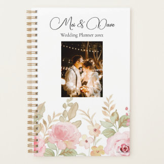Agenda 2026 Elegante Boda floral Boda personalizado