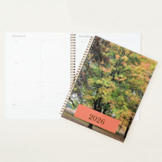 Agenda "2026" Fecha Pintura de Arce de Otoño 