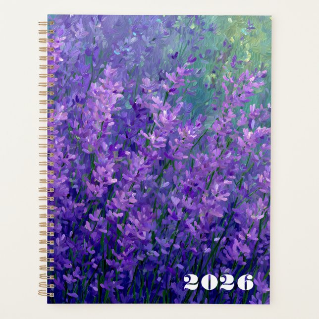 Agenda 2026 Flores Inspiración Vincent van Gogh (Anverso)
