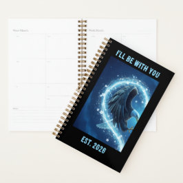 Agenda 2026 Planner Bald Eagle Heart Love 1 Custom Year