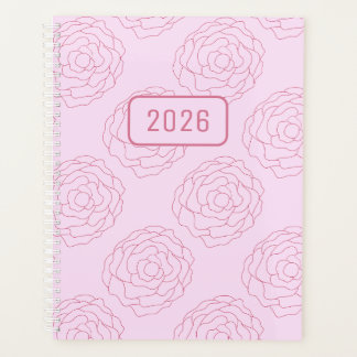 Agenda 2026 Rosas en Aumento: Rosas Rosadas Oscuras sobre