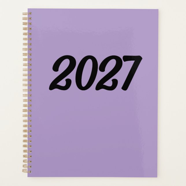 Agenda 2027 Morado  (Anverso)