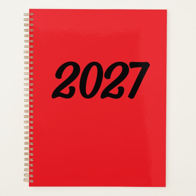 Agenda 2027 Rojo Negro (Anverso)