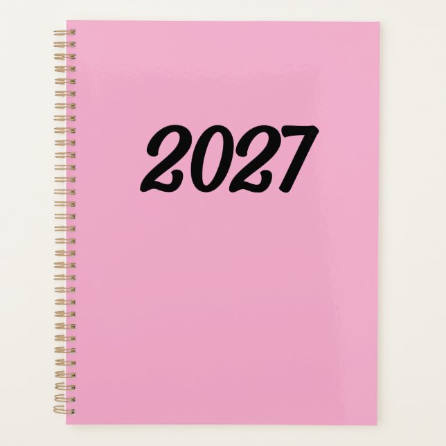 Agenda 2027 Rosa (Anverso)
