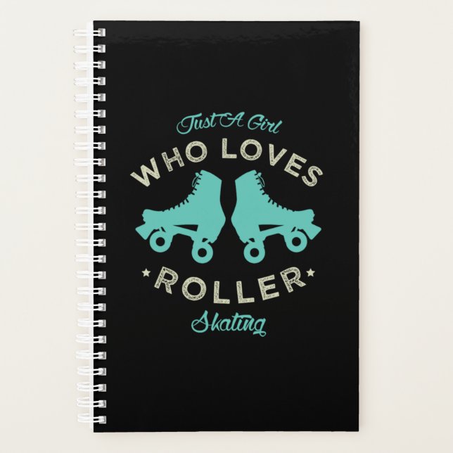 Agenda 20.Divertido Sólo un chica al que le encanta patin (Anverso)