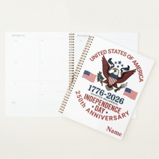 Agenda 250 Aniversario 4 de julio - Patriótico vintage