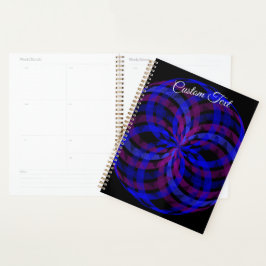 Agenda 3D Center Geometric Flower Petal Planner