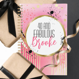 Agenda 40 y Fabuloso Black Abstract Feminine