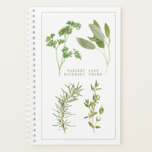 Agenda 4 HERBS FRESH 5.5x8.5 Planner / Calendario
