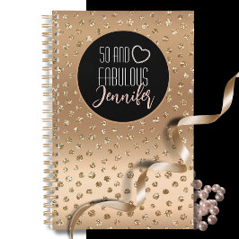 Agenda 50 y la fabulosa Moda Glam Girly Gold Black Rubor