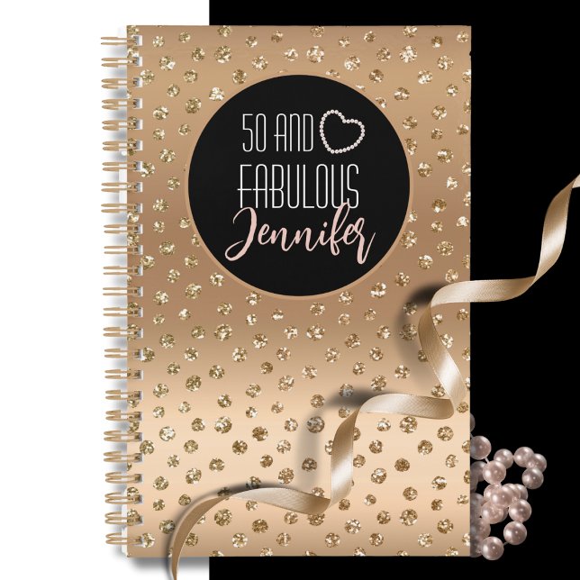 Agenda 50 y la fabulosa Moda Glam Girly Gold Black Rubor (Subido por el creador)