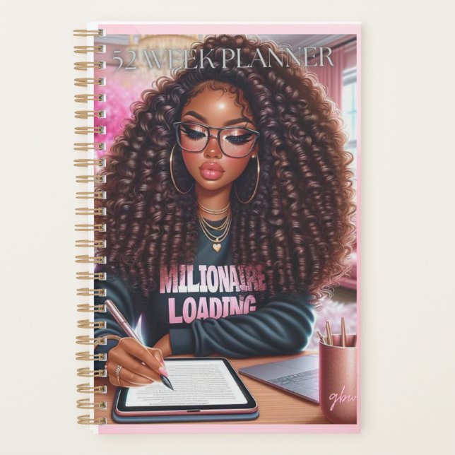 Agenda 52 Semanas Planner Millionaire Loading (Anverso)