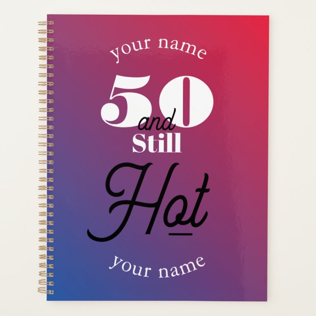 Agenda 5O y todavía caliente (Anverso)