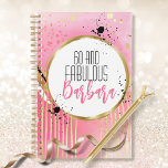 Agenda 60 y fabuloso Resumen Purpurina negro rosado calie<br><div class="desc">¿Buscando un planificador práctico pero también tan bonito? ¡Este planificador es un regalo asequible que encantará a cualquiera! ¡También puedes añadir un mensaje personal y su nombre!</div>