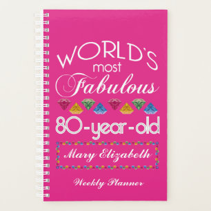 Agenda 80.º cumpleaños Las más deliciosas gemas colori
