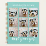 Agenda 9 Collage de fotos Texto opcional: el mejor año de<br><div class="desc">Añade tus fotos favoritas a esta plantilla divertida. Puede usar fotos cuadradas o cualquier foto para esta cuadrícula.</div>