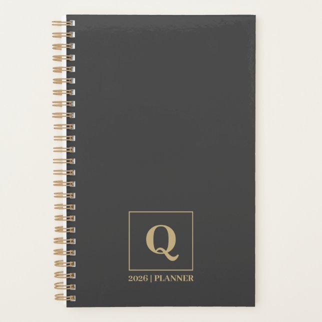 Agenda A Calm Year Planner | Elegant Modern Design (Anverso)