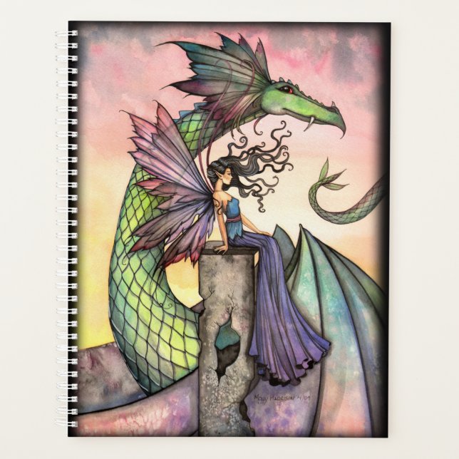 Agenda A Distant Place Fairy and Dragon Fantasy Art (Anverso)