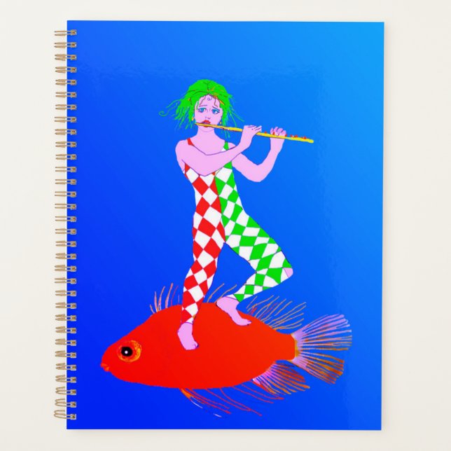 Agenda A flute player (Anverso)