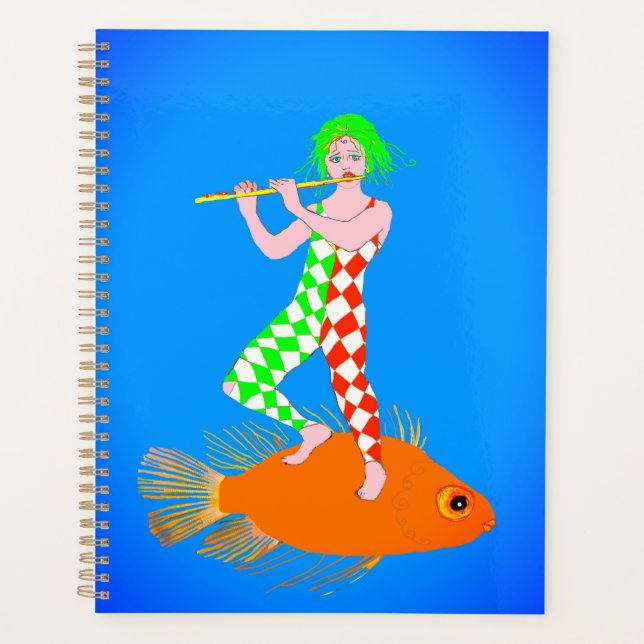 Agenda A flute player (Anverso)