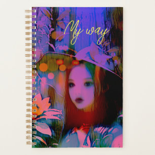 Agenda A mi manera, una hermosa mujer abstracta