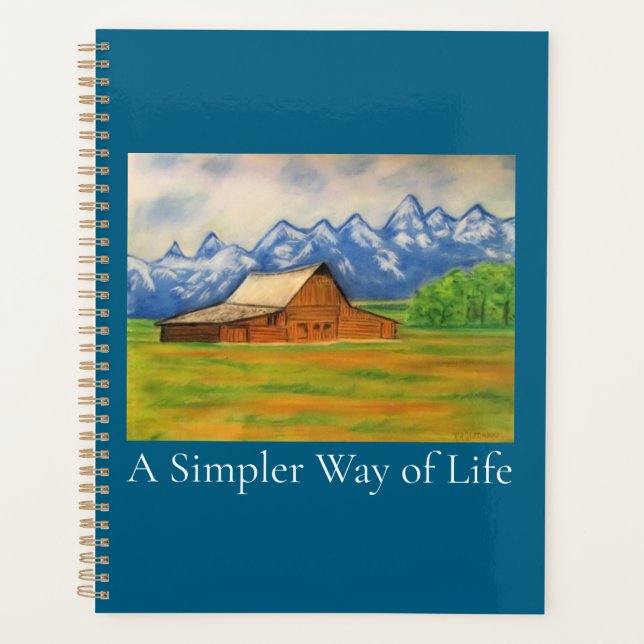 Agenda A Simpler Way of Life Planner (Anverso)