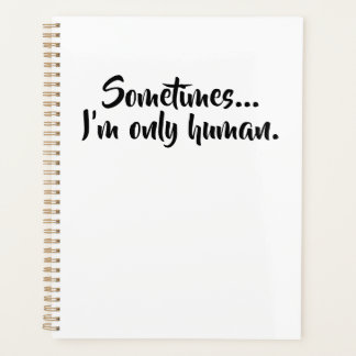 Agenda A veces... solo soy humano