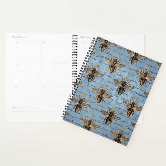 Agenda Abeja azul vintage (Demostración)