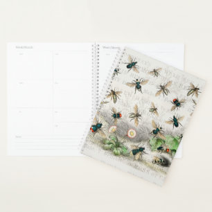 Agenda Abeja Miel Trabajador Reina Abejas Antigüo