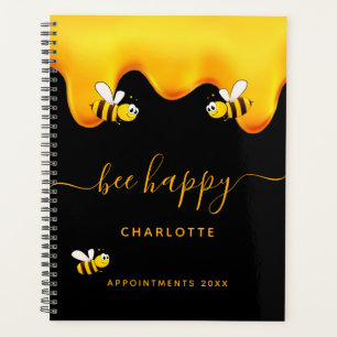 Agenda Abeja negra feliz abeja dulce miel dulce 2022