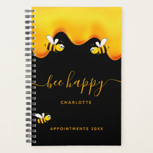 Agenda Abeja negra feliz abeja dulce miel dulce 2026