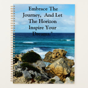 Agenda Abrazo de Playa: Motivacional Abraza El Viaje, 