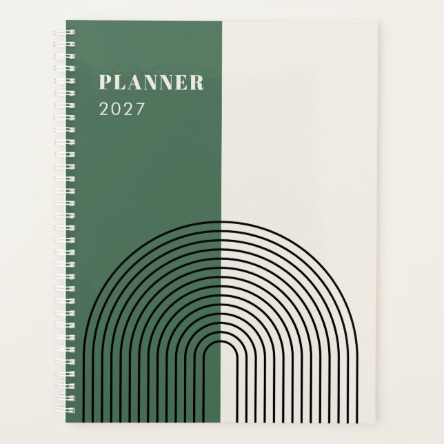 Agenda Abstracción Boho Moderna (Anverso)