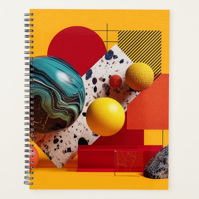 Agenda Abstract geometric colorful composition  (Anverso)