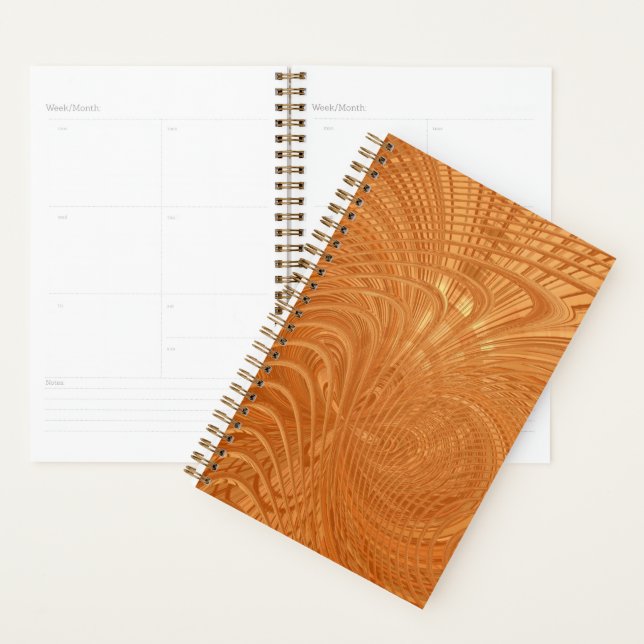 Agenda Abstract Golden Waves Planner (Demostración)
