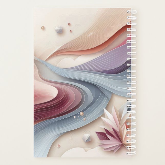 Agenda Abstract Hills & Elements Planner (Reverso)