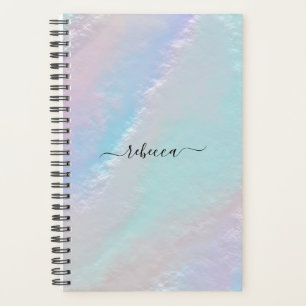 Agenda Abstract Rainbow Texner Planner