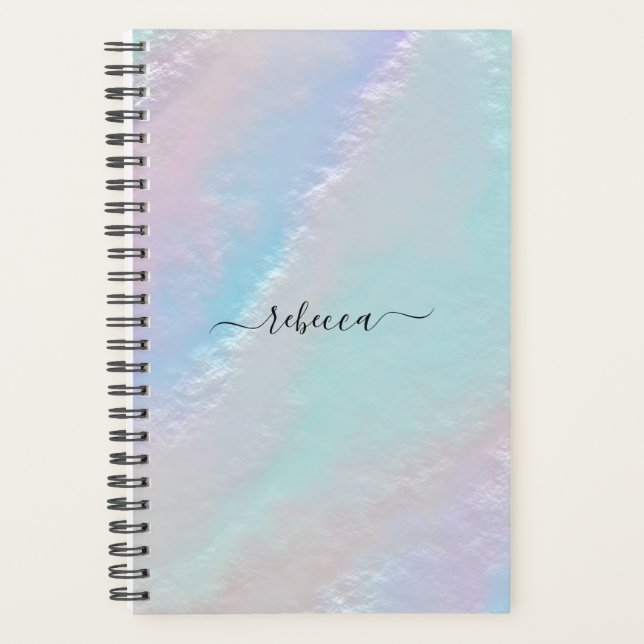 Agenda Abstract Rainbow Texner Planner (Anverso)