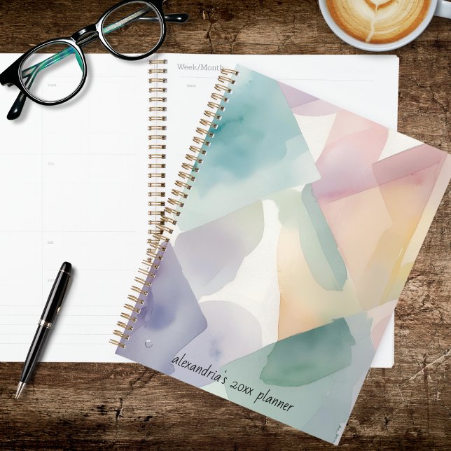 Agenda Abstract Watercolor  (Subido por el creador)