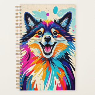 Agenda Abstrato oso lindo divertido arte animal feliz