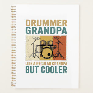 Agenda Abuelo Baterista Como un Abuelo Normal Pero Más Gu