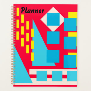 Agenda Abundante amarillo azul rojo