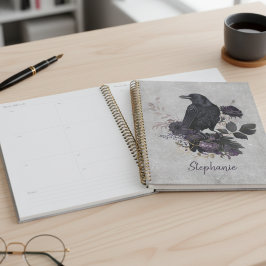 Agenda Academia oscura y gótica cuervo Moody
