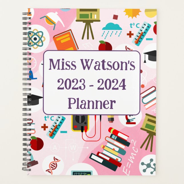 Agenda Académico docente de ciencia STEM (Anverso)